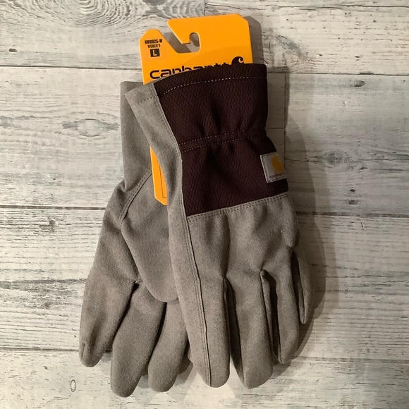 Carhartt Women's Large Synthetic Suede Stretch Knit Glove - Picture 2 of 5